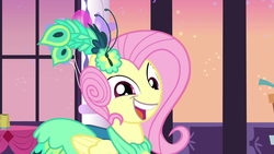 Size: 1024x576 | Tagged: safe, edit, screencap, fluttershy, g4, make new friends but keep discord, belleface, wat