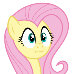 Size: 709x709 | Tagged: safe, artist:cheezedoodle96, fluttershy, pony, g4, make new friends but keep discord, .svg available, :i, cute, faic, female, mare, shyabetes, simple background, solo, svg, transparent background, vector, we bought two cakes, wide eyes