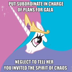 Size: 600x600 | Tagged: safe, princess celestia, g4, make new friends but keep discord, my little pony: friendship is magic, advice meme, exploitable meme, meme, trollestia