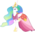 Size: 3500x3228 | Tagged: safe, artist:xebck, princess celestia, alicorn, pony, g4, make new friends but keep discord, clothes, dress, female, high res, mare, simple background, solo, transparent background, vector