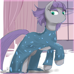 Size: 1000x1000 | Tagged: safe, artist:suzumaru, maud pie, g4, make new friends but keep discord, my little pony: friendship is magic, clothes, dress, female, gala dress, solo