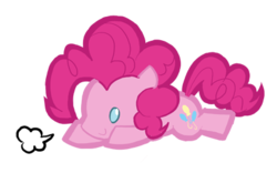 Size: 400x250 | Tagged: safe, artist:rvceric, pinkie pie, g4, chibi, female, simple background, solo, transparent background