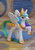 Size: 600x854 | Tagged: safe, artist:antych, princess celestia, g4, customized toy, irl, mcdonald's, photo, solo, toy