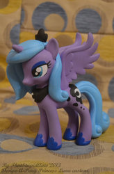 Size: 600x917 | Tagged: safe, artist:antych, princess luna, g4, brushable, customized toy, irl, photo, s1 luna, solo, toy