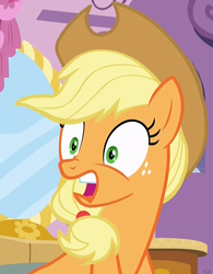 Size: 755x969 | Tagged: safe, screencap, applejack, g4, make new friends but keep discord, cropped, female, solo
