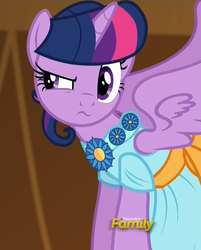 Size: 827x1031 | Tagged: safe, screencap, twilight sparkle, alicorn, pony, g4, make new friends but keep discord, clothes, cropped, dress, female, gala dress, mare, solo, twilight sparkle (alicorn)
