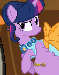 Size: 853x1075 | Tagged: safe, screencap, twilight sparkle, alicorn, pony, g4, make new friends but keep discord, clothes, cropped, dress, female, gala dress, mare, solo, twilight sparkle (alicorn)
