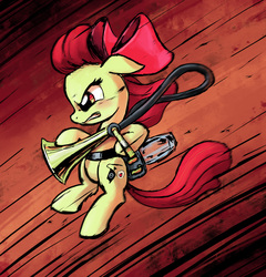 Size: 3003x3127 | Tagged: safe, artist:hunternif, apple bloom, bloom & gloom, g4, female, high res, solo