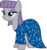 Size: 2794x3000 | Tagged: safe, artist:doctor-g, maud pie, earth pony, pony, g4, make new friends but keep discord, blue dress, clothes, dress, female, gala dress, high res, simple background, solo, transparent background, vector