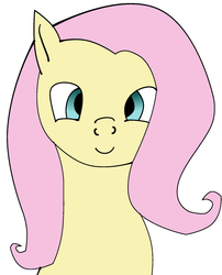 Size: 1393x1721 | Tagged: safe, artist:elusive, fluttershy, g4, female, no eyelashes, solo
