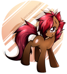 Size: 720x792 | Tagged: safe, artist:secret-pony, oc, oc only, oc:garnet miner, earth pony, pony, solo