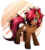 Size: 720x792 | Tagged: safe, artist:secret-pony, oc, oc only, oc:garnet miner, earth pony, pony, solo