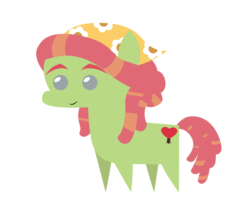 Size: 1192x942 | Tagged: safe, artist:liracrown, tree hugger, g4, make new friends but keep discord, bandana, eyebrows, female, pointy ponies, simple background, solo, transparent background