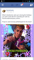 Size: 720x1280 | Tagged: safe, rarity, android, human, borderlands, borderlands 2, clothes, cosplay, facebook, handsome jack, irl, irl human, photo, toy