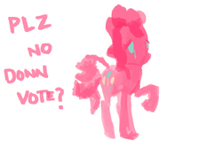 Size: 1500x1000 | Tagged: safe, artist:explonova, pinkie pie, g4, crying, female, solo