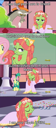 Size: 1253x2848 | Tagged: safe, edit, edited screencap, screencap, discord, fluttershy, tree hugger, rainbow dash presents, g4, make new friends but keep discord, clothes, comic, discovery family logo, dress, gala dress, screencap comic