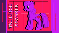 Size: 5120x2880 | Tagged: safe, artist:sonacharge, twilight sparkle, alicorn, pony, g4, female, mare, solo, twilight sparkle (alicorn), vector, wallpaper
