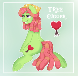 Size: 1532x1500 | Tagged: safe, artist:daydreamsyndrom, tree hugger, g4, make new friends but keep discord, female, solo, underhoof