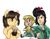 Size: 600x462 | Tagged: safe, artist:dynamocha, derpy hooves, human, g4, attack on titan, food, humanized, ponified, potato, sasha braus, sugar rush, vanellope von schweetz, wreck-it ralph