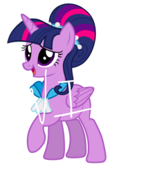 Size: 1999x2339 | Tagged: safe, artist:rivalcat, twilight sparkle, alicorn, pony, friendship through the ages, g4, female, folded wings, mare, simple background, solo, transparent background, twilight sparkle (alicorn), vector, wip