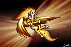 Size: 8250x5500 | Tagged: safe, artist:strachattack, nightmare star, princess celestia, g4, absurd resolution, female, solo