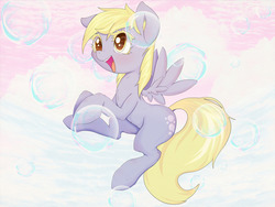 Size: 1280x960 | Tagged: safe, artist:zokkili, derpy hooves, pegasus, pony, g4, colored eyelashes, female, mare, solo