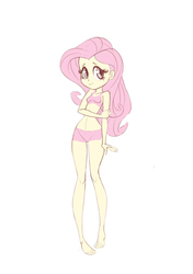Size: 744x1054 | Tagged: safe, artist:dailycommission, fluttershy, equestria girls, g4, female, solo