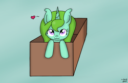 Size: 1060x689 | Tagged: safe, artist:sketchy-design, oc, oc only, oc:sketchy design, box, cute, simple background