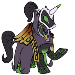 Size: 600x600 | Tagged: safe, artist:jazzlasterboris, pony, dota 2, magic, ponified, rubick, simple background, solo, transparent background, video game