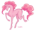 Size: 1309x1119 | Tagged: safe, artist:vautaryt, pinkie pie, horse, g4, blank flank, female, raised hoof, solo