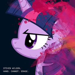 Size: 1400x1400 | Tagged: safe, twilight sparkle, g4, album cover, steven wilson