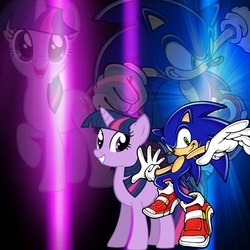 Size: 2048x2048 | Tagged: safe, twilight sparkle, g4, copy and paste, crossover, high res, male, sonic the hedgehog, sonic the hedgehog (series)