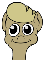 Size: 500x678 | Tagged: safe, artist:scaryface, artist:xchan, oc, oc only, bread pony, food pony, original species, bread, pure unfiltered evil, simple background, solo, the almighty loaf, transparent background