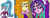 Size: 1982x709 | Tagged: safe, edit, adagio dazzle, aria blaze, sonata dusk, g4, eldritch abomination, eyes, eyes do not belong there, multieye, multiple eyes, nightmare fuel, not salmon, the dazzlings, trypophobia, wat, what has science done