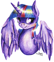 Size: 1390x1616 | Tagged: safe, artist:julunis14, twilight sparkle, alicorn, pony, g4, female, mare, simple background, solo, traditional art, transparent background, twilight sparkle (alicorn)