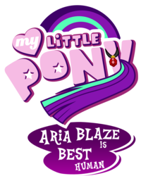 Size: 1403x1753 | Tagged: safe, artist:mit-boy, edit, aria blaze, equestria girls, g4, my little pony equestria girls: rainbow rocks, best human, logo, logo edit, simple background, tail, transparent background, vector