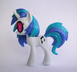 Size: 1024x953 | Tagged: safe, dj pon-3, vinyl scratch, g4, figure, irl, magazine figure, photo, toy