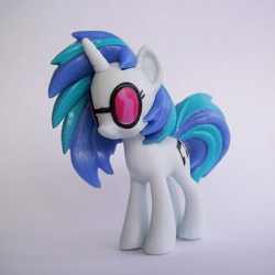 Size: 1024x1023 | Tagged: safe, dj pon-3, vinyl scratch, g4, figure, irl, magazine figure, photo, toy