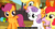 Size: 1600x855 | Tagged: safe, screencap, apple bloom, applejack, scootaloo, sweetie belle, trouble shoes, earth pony, pegasus, pony, unicorn, appleoosa's most wanted, g4, cutie mark crusaders, female, mare, meme, steve, youtube caption