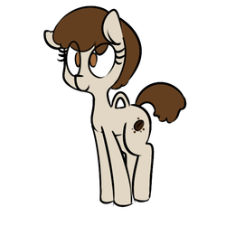 Size: 600x600 | Tagged: safe, artist:whydomenhavenipples, oc, oc only, oc:cuppa, object pony, original species, handles, mug, ponified, solo