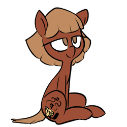 Size: 600x600 | Tagged: safe, artist:whydomenhavenipples, oc, oc only, oc:grammie, object pony, original species, gramophone, ponified, solo