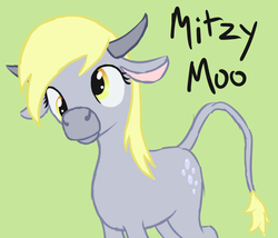 Size: 900x771 | Tagged: safe, artist:arrkhal, derpy hooves, cow, g4, cowified, derpy moo, female, solo, species swap