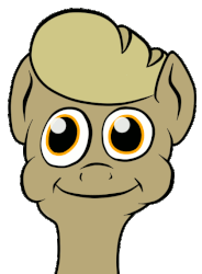 Size: 500x678 | Tagged: safe, artist:scaryface, artist:xchan, edit, oc, oc only, bread pony, food pony, original species, animated, bread, hypnotoad, nightmare fuel, pure unfiltered evil, rapeface, solo, the almighty loaf