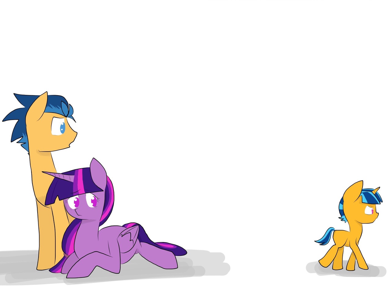 #900256 - safe, artist:periwinkietwinkie, <b>flash</b> sentry, <b>twilight</b> sparkle, o...