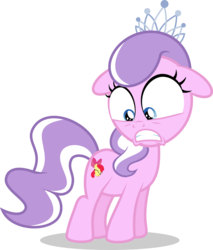 Size: 1677x1964 | Tagged: safe, artist:punzil504, apple bloom, diamond tiara, g4, female, simple background, solo, transparent background, vector, wink