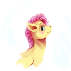 Size: 5000x5000 | Tagged: safe, artist:sharpieboss, fluttershy, g4, absurd resolution, cute, female, shyabetes, solo