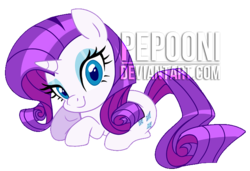 Size: 703x481 | Tagged: safe, artist:pepooni, rarity, g4, female, obtrusive watermark, simple background, solo, transparent background, watermark