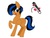 Size: 2048x1536 | Tagged: safe, oc, oc only, oc:jumpstart(nikko), commission, cute, cutie mark, request, solo