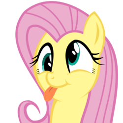 Size: 896x892 | Tagged: safe, artist:kuren247, fluttershy, pony, g4, cute, derp, shyabetes, silly, silly pony, simple background, tongue out, transparent background, vector