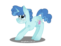 Size: 1600x1200 | Tagged: safe, artist:suenden-hund, party favor, g4, backwards cutie mark, blushing, cute, favorbetes, male, solo